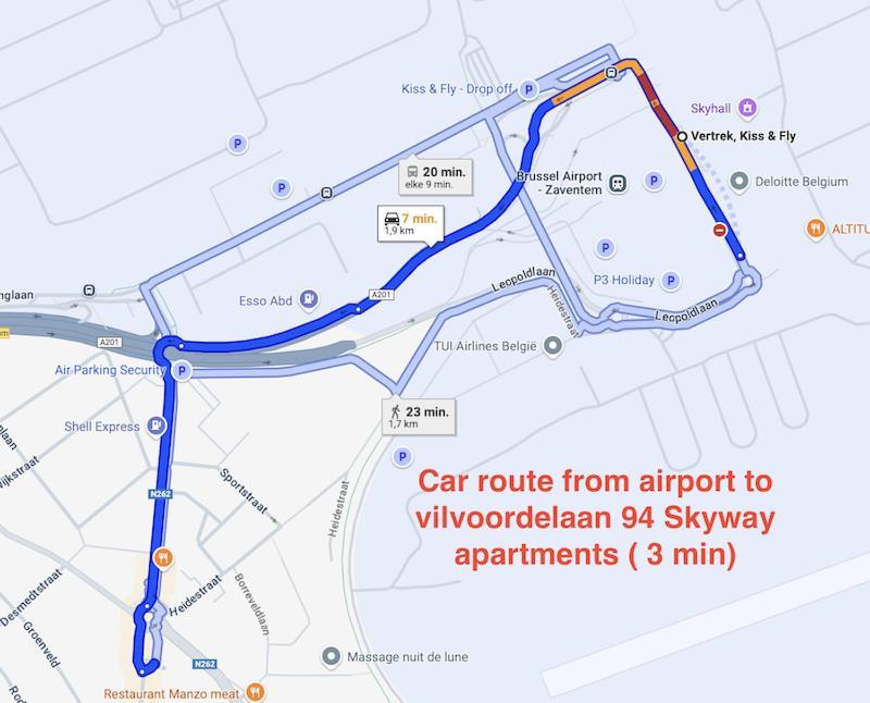 Skyway Airport Apartments Zaventem Eksteriør billede