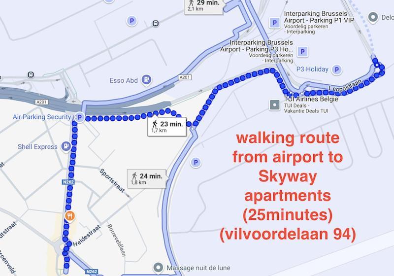 Skyway Airport Apartments Zaventem Værelse billede
